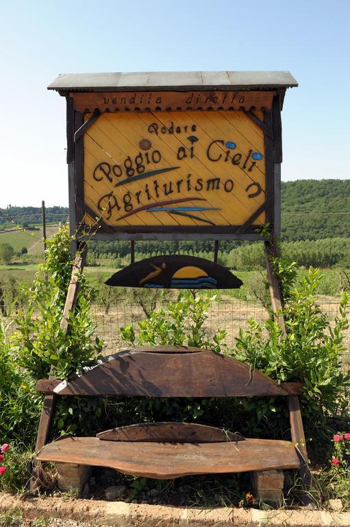 Agriturismo Podere Poggio Ai Cieli Сан-Джиминьяно Экстерьер фото